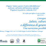 Progetto “Salute e genere: il valore della differenza”
