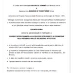 Progetto sperimentale del Centro antiviolenza Casa delle Donne & Associazione Carcere e Territorio.
