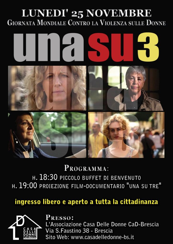 25 Novembre: Una su 3