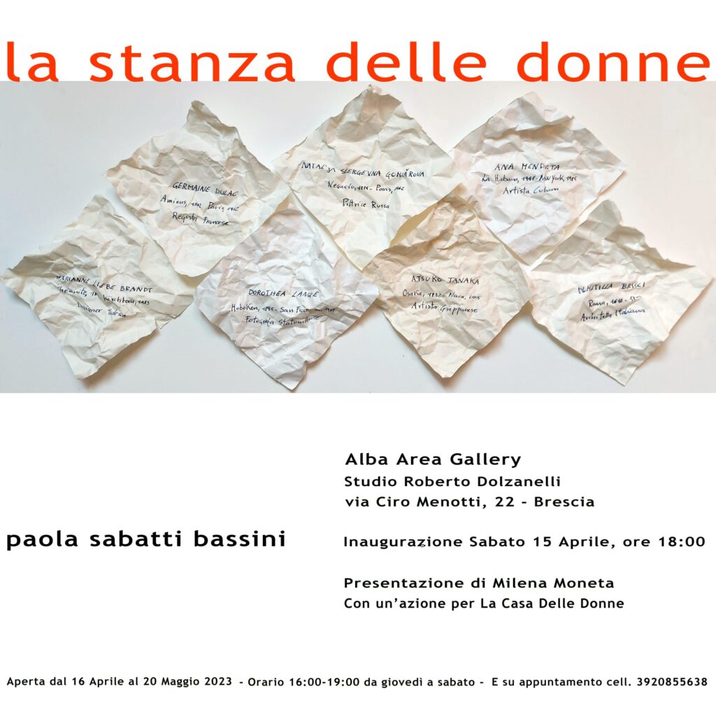 La stanza delle donne - mostra di Paola Sabatti Bassini